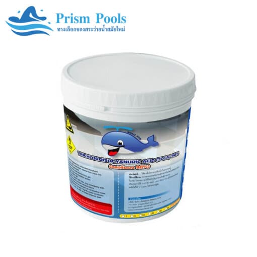 คลอรีนผง 90 TCCA Whalepool 1 kg.